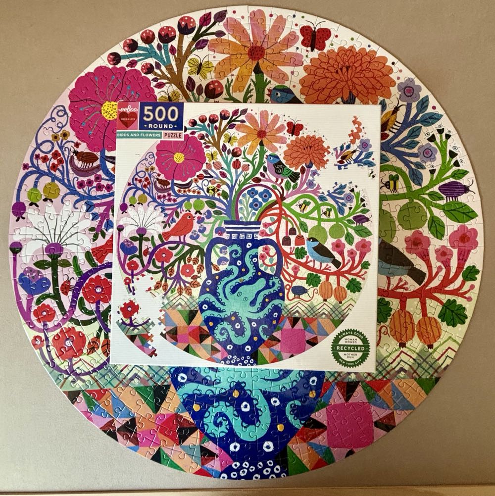 Birds And flowers - Eeboo puzzle collectible [Barcode 689196511233] - Main Image 4