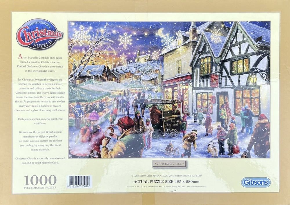 G2009 Christmas Cheer Limited Edition - Gibsons puzzle collectible [Barcode 5012269020090] - Main Image 4