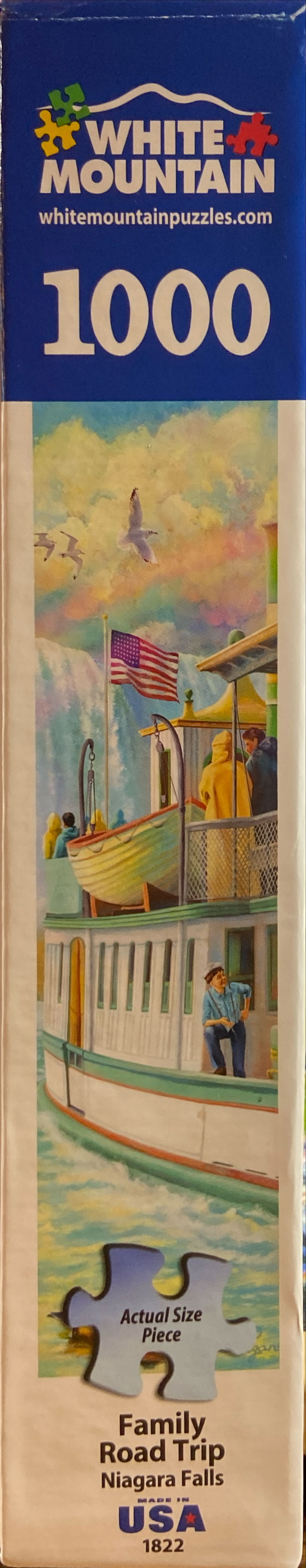 Family Road Trip - Niagara Falls - White Mountain puzzle collectible [Barcode 724819266654] - Main Image 3
