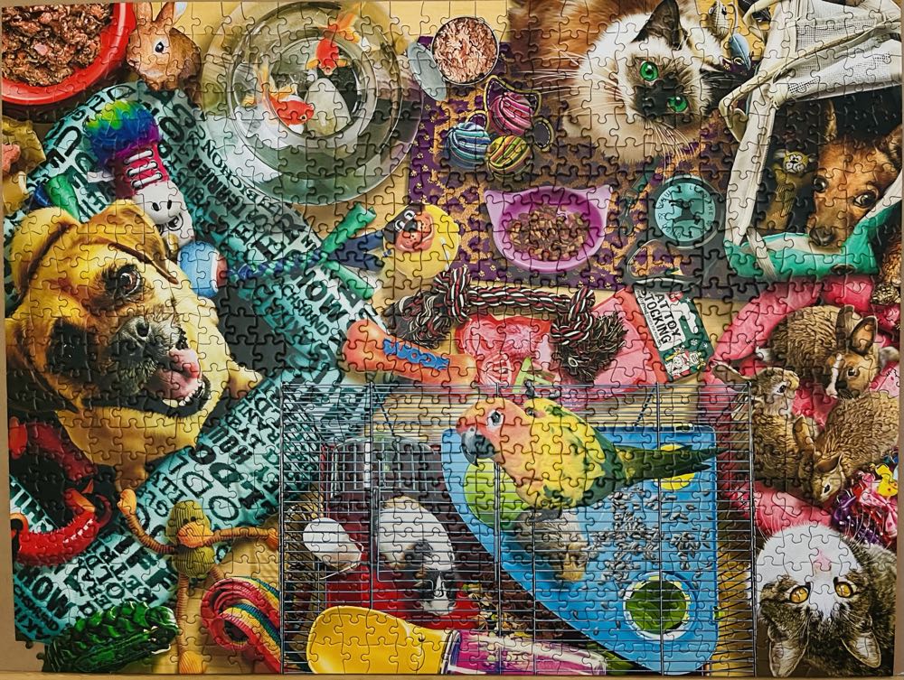 Finned Furred And Feathered Friends - Buffalo puzzle collectible [Barcode 079346173686] - Main Image 2