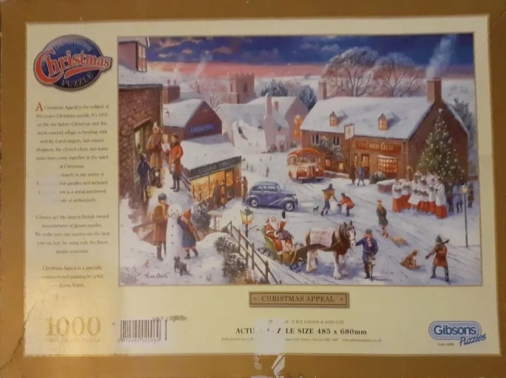 Christmas Appeal Limited Edition - Gibsons puzzle collectible [Barcode 5012269020069] - Main Image 4
