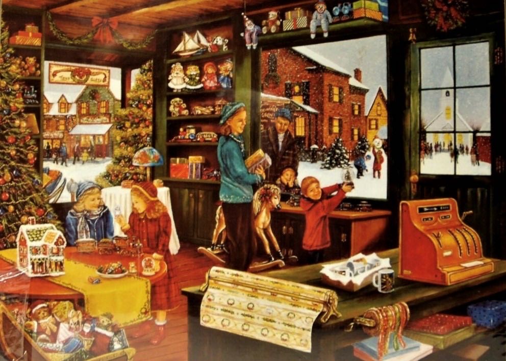 Christmas Shopping - Gibsons puzzle collectible - Main Image 2