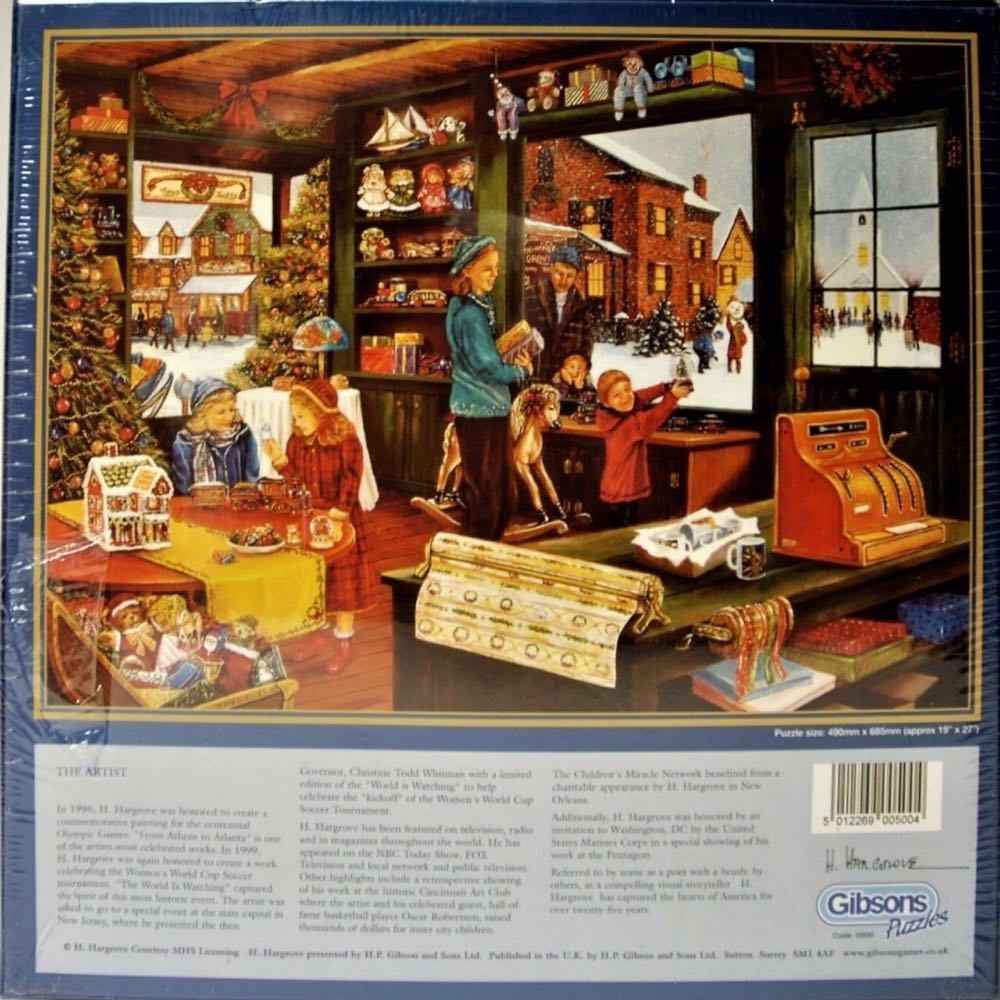 Christmas Shopping - Gibsons puzzle collectible [Barcode 5012269005004] - Main Image 3