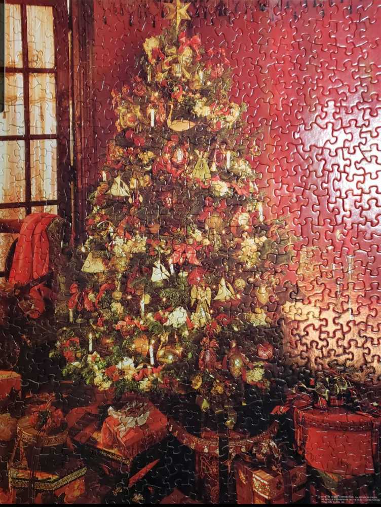 Cold Christmas Tree - Springbok puzzle collectible - Main Image 2