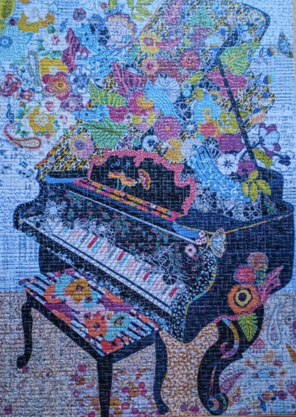 Quilt Art: Sewn Piano - Heye Puzzle puzzle collectible [Barcode 4001689300265] - Main Image 3