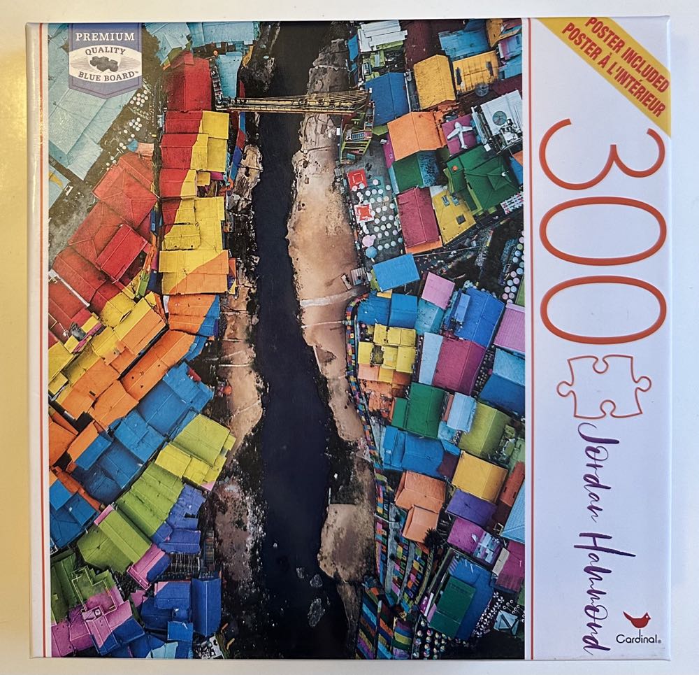 The Rainbow Village Of Jodipan Indonesia - Cardinal puzzle collectible [Barcode 778988332474] - Main Image 4