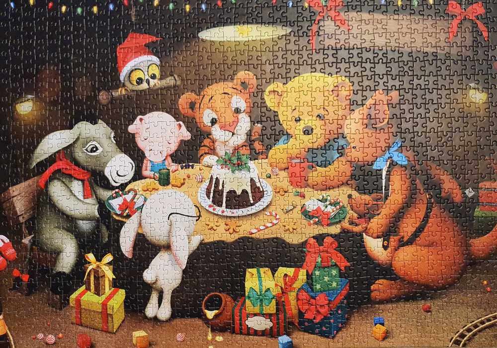 Winnie Christmas - Yazz Puzzle puzzle collectible [Barcode 8699375068139] - Main Image 2
