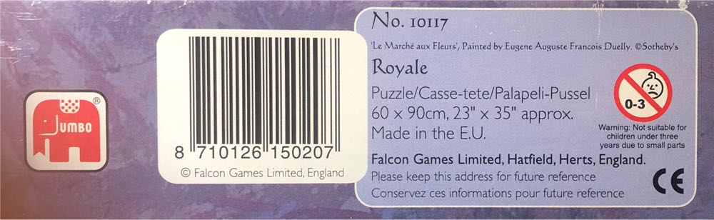 The Flower Market / Le Marché aux Fleurs - Falcon de luxe puzzle collectible [Barcode 8710126150207] - Main Image 3