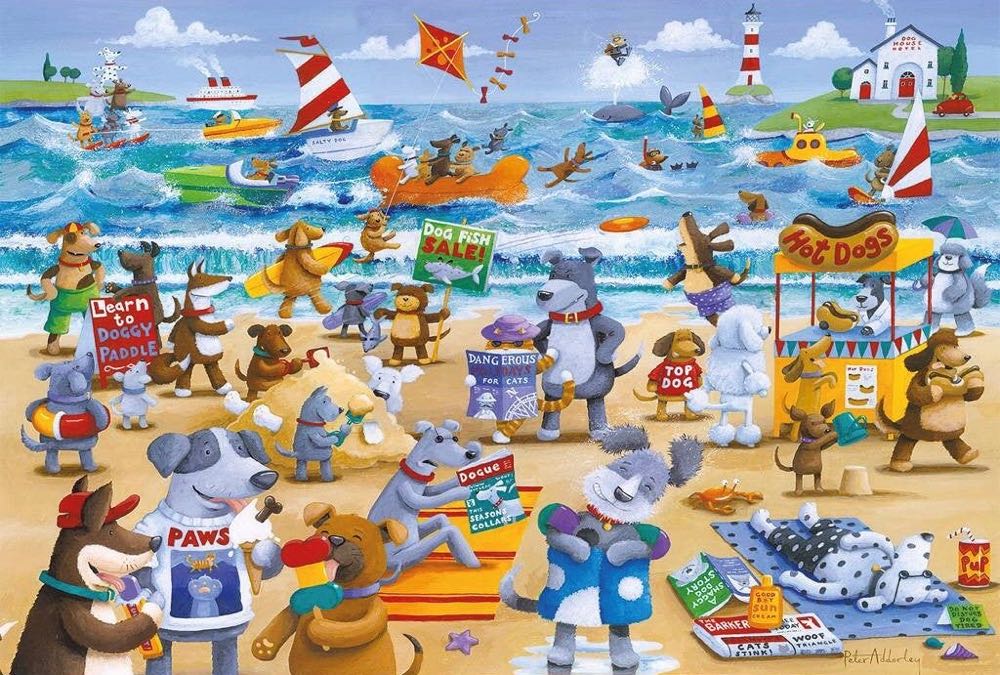 Doggie Paddle NNK - Gibsons puzzle collectible - Main Image 2