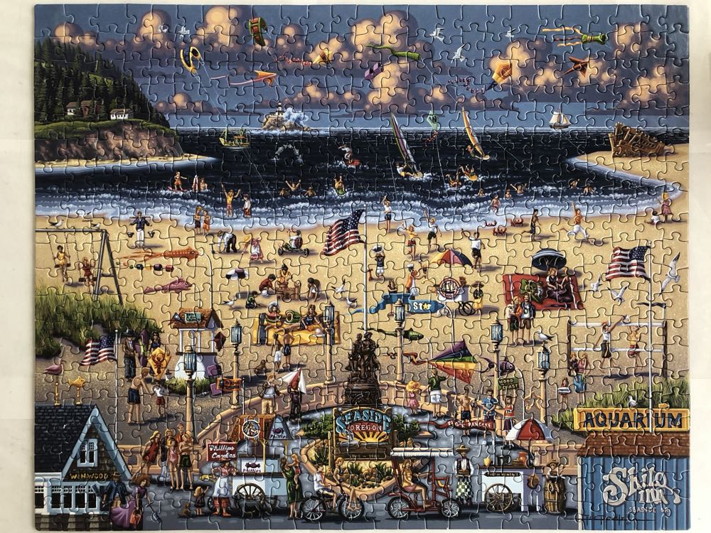 Seaside (v) - Sold - Dowdle puzzle collectible - Main Image 2