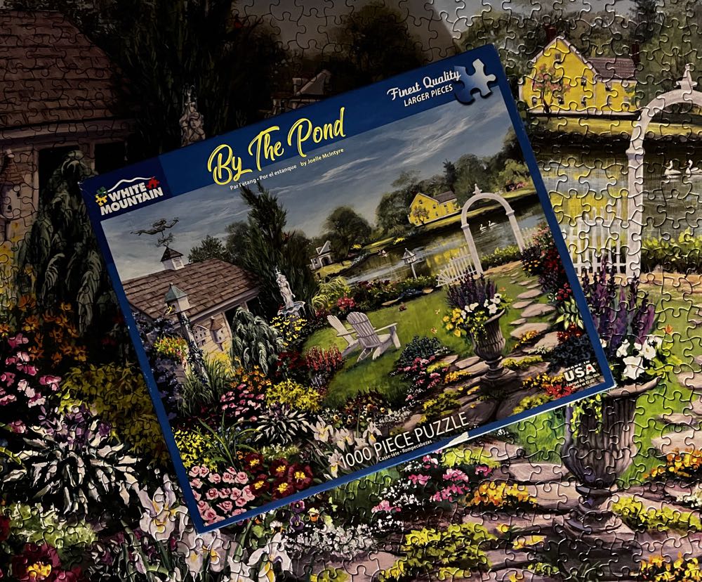 By The Pond - White Mountain puzzle collectible [Barcode 724819262250] - Main Image 2