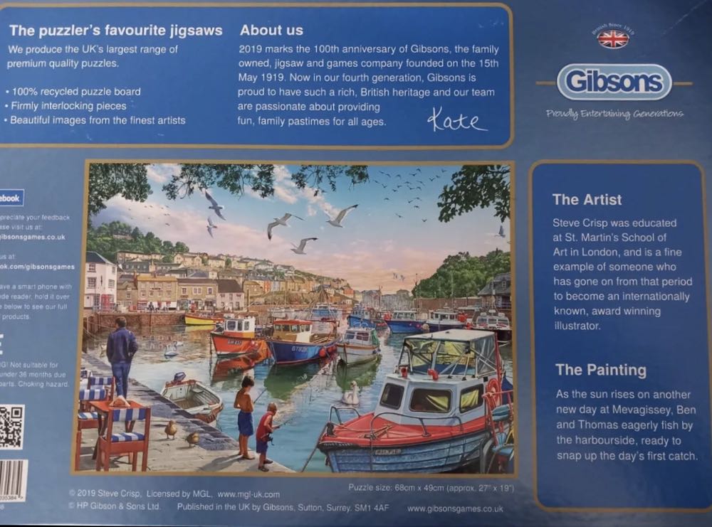 First Catch - Gibsons puzzle collectible [Barcode 5012269035384] - Main Image 4