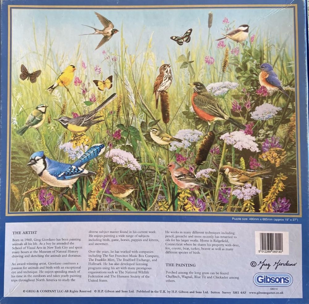 Feathered Friends 🐦 - Gibsons puzzle collectible [Barcode 5012269060140] - Main Image 4