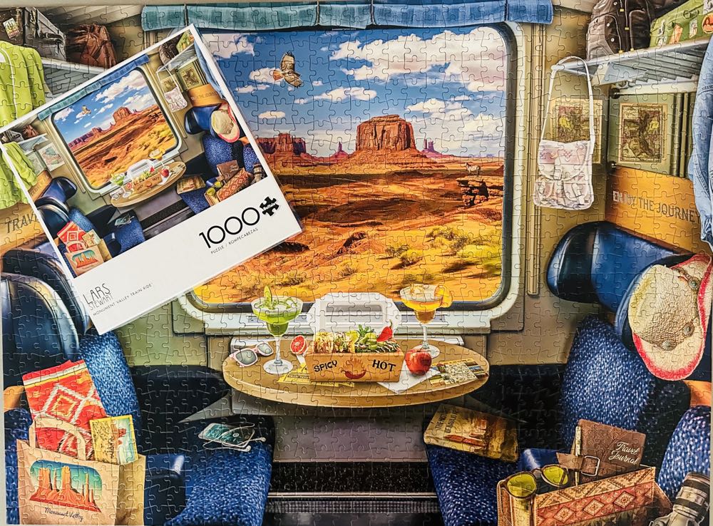 Monument Valley Train Ride - Buffalo Games 🇺🇸 puzzle collectible [Barcode 079346127405] - Main Image 3