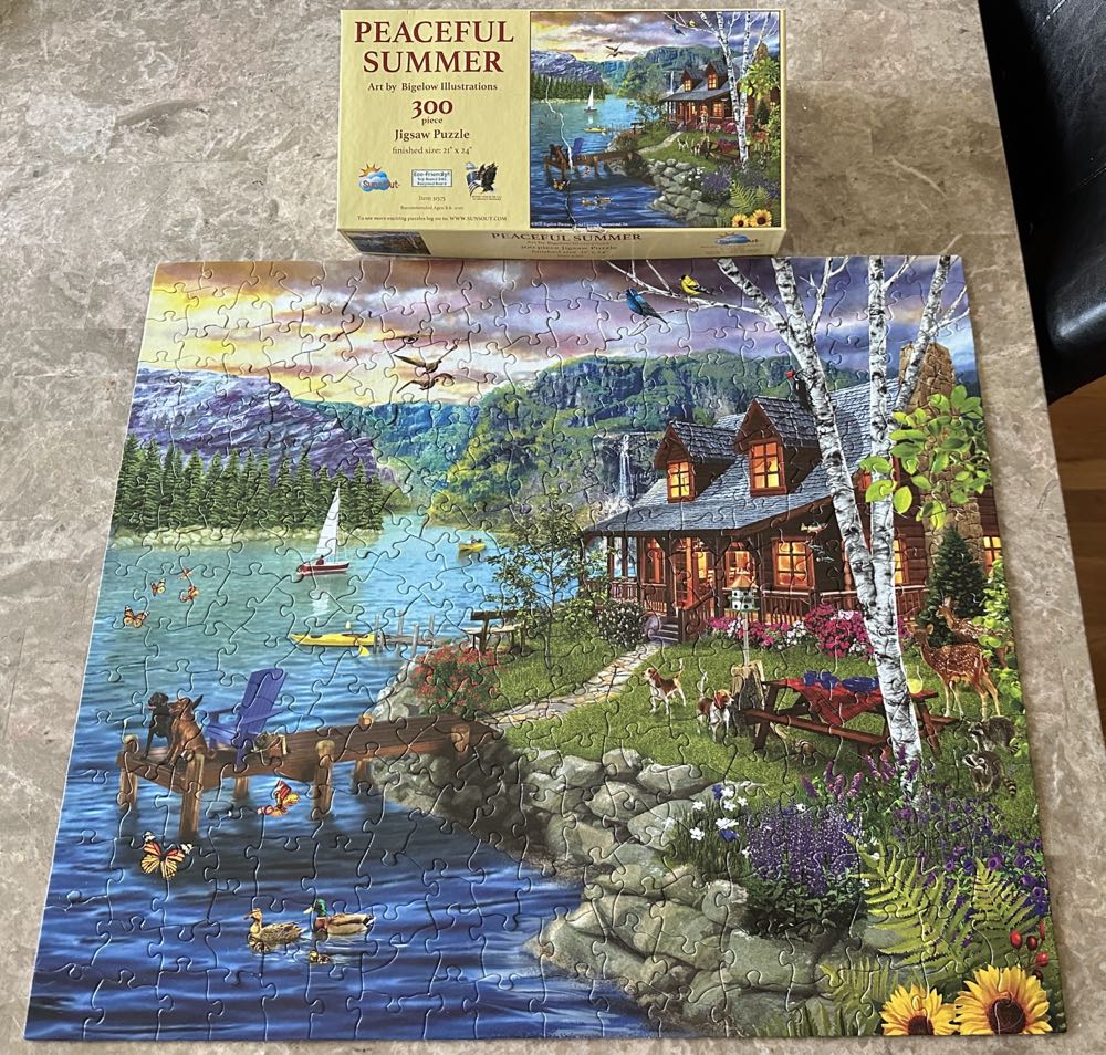 Peaceful Summer  - SunsOut puzzle collectible [Barcode 796780315754] - Main Image 2