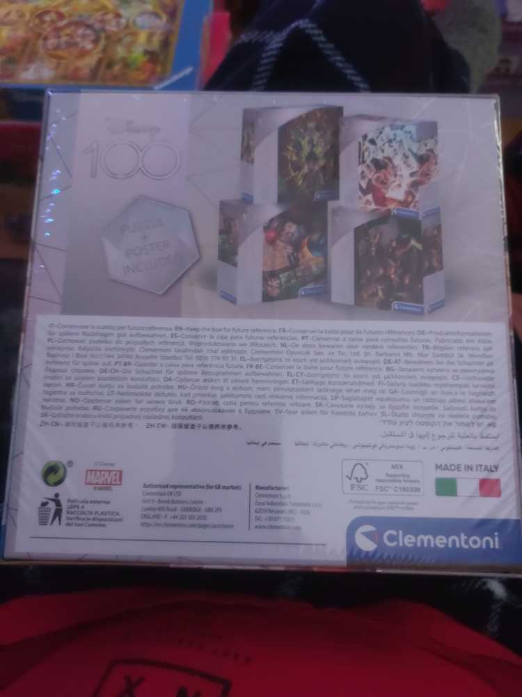 Disney: Clementoni Puzzle Made In Italy Mickey Celebrations Disne... New - Clementoni puzzle collectible [Barcode 8005125397198] - Main Image 3