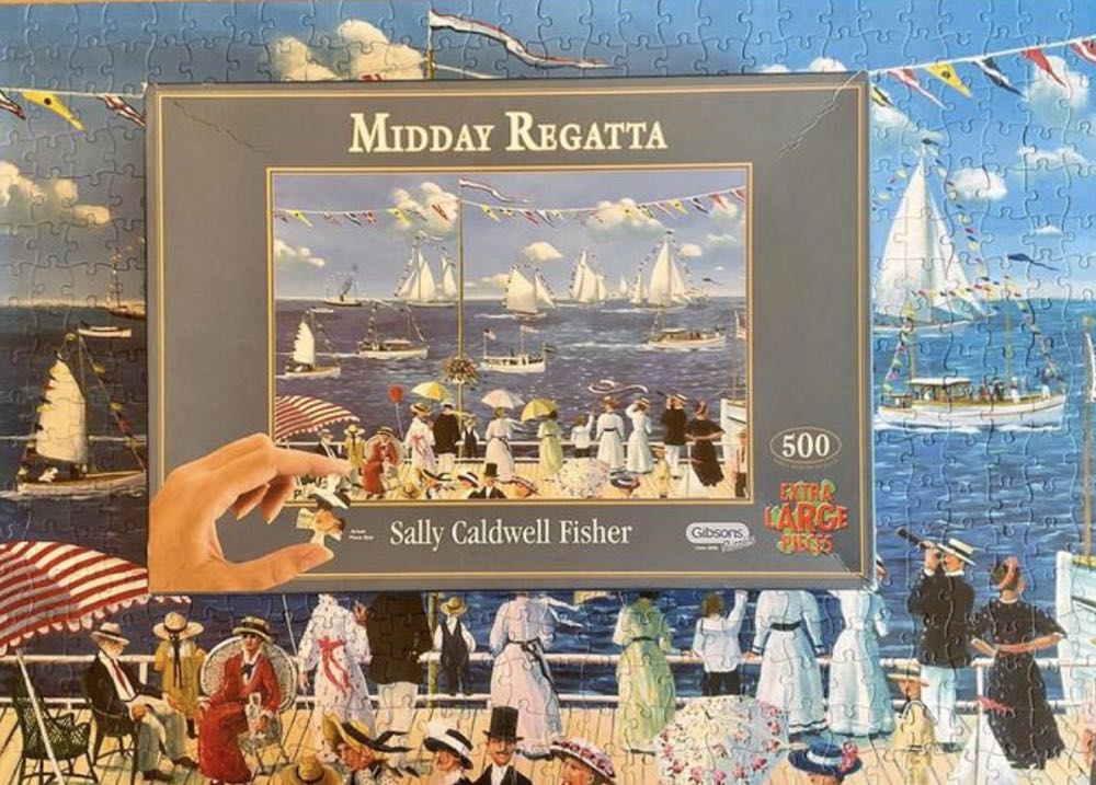 Midday Regatta Elly - Gibsons puzzle collectible [Barcode 5012269009361] - Main Image 4