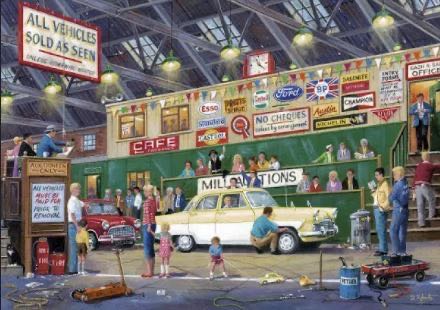 Going Once, Going Twice - Gibsons puzzle collectible [Barcode 5012269062342] - Main Image 2