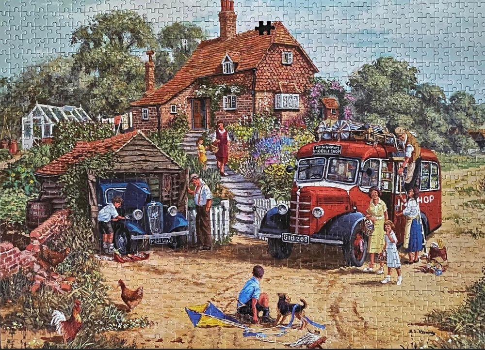Henshaws Mobile Shop - Gibsons puzzle collectible [Barcode 5012269004571] - Main Image 3