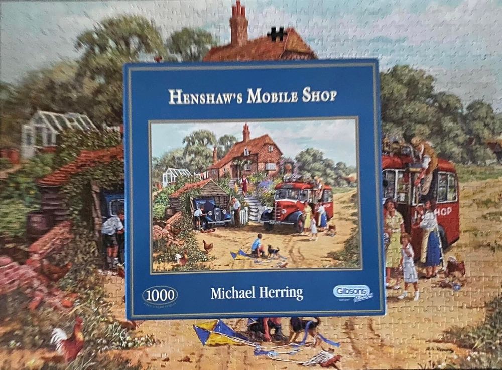 Henshaws Mobile Shop - Gibsons puzzle collectible [Barcode 5012269004571] - Main Image 4