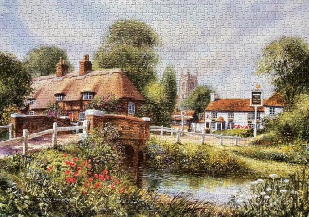 Heart Of The Village - Gibsons puzzle collectible [Barcode 5012269005905] - Main Image 3