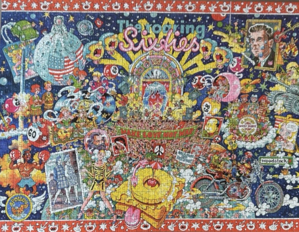 The Roaring Sixties - Heye Puzzle puzzle collectible [Barcode 4001689291358] - Main Image 3