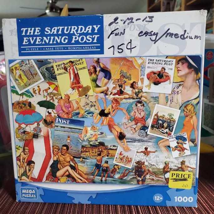 At The Beach - Mega Puzzles puzzle collectible [Barcode 072348506179] - Main Image 2