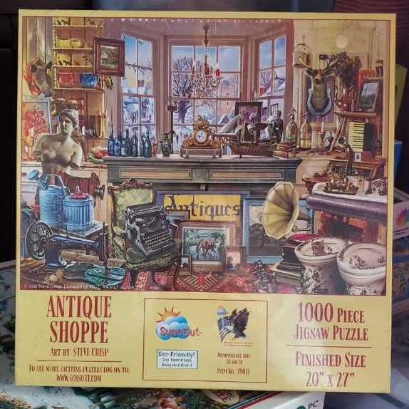 Antique Shoppe* - SunsOut puzzle collectible [Barcode 796780790117] - Main Image 2