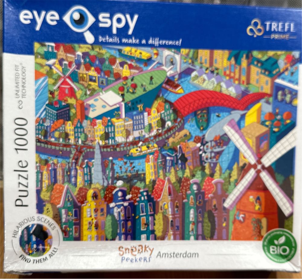 Sneaky Peekers: Amsterdam - Trefl Prime puzzle collectible [Barcode 5900511107104] - Main Image 2