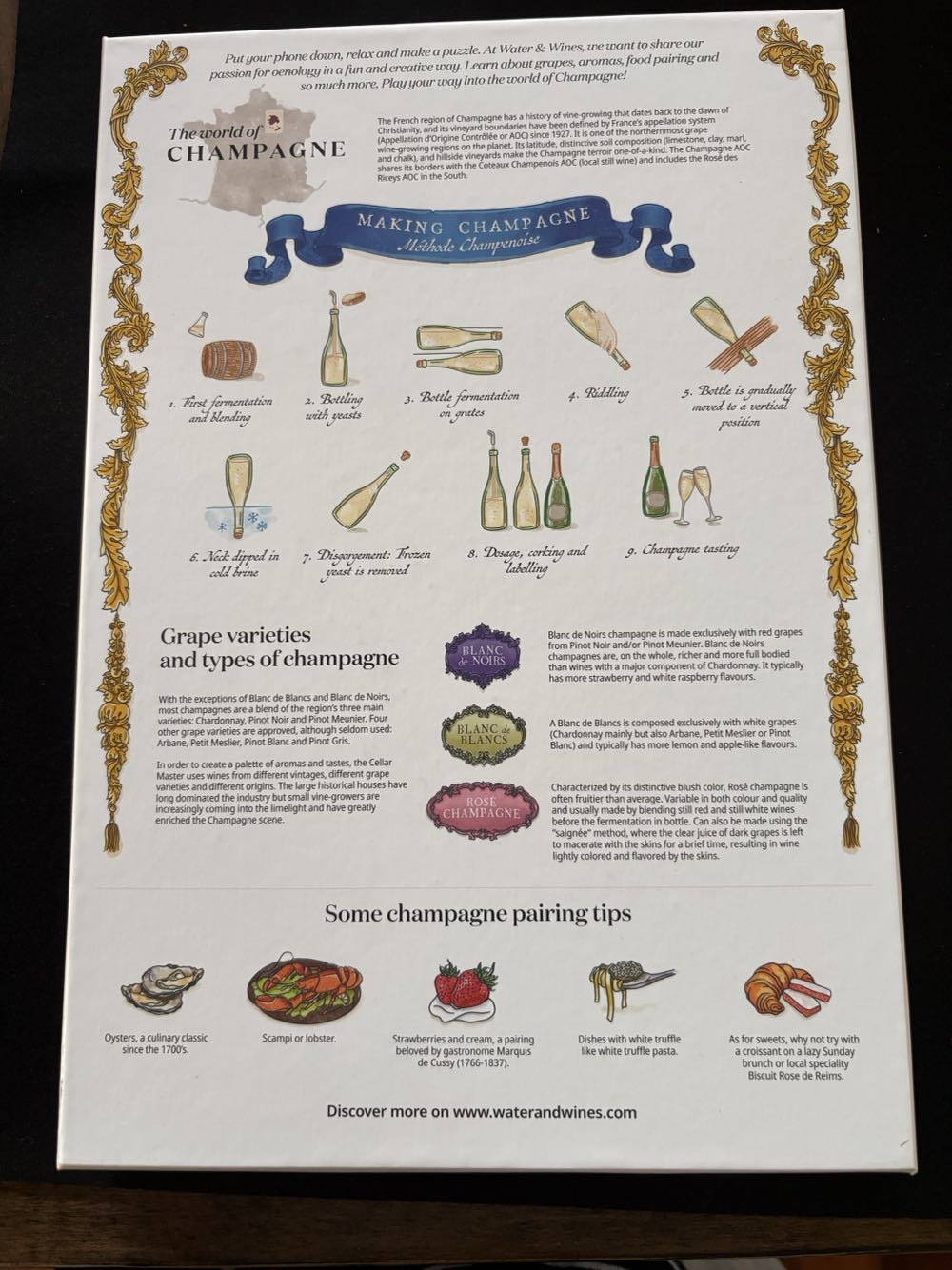 Champagne - Water&Wines puzzle collectible [Barcode 7350121880276] - Main Image 5