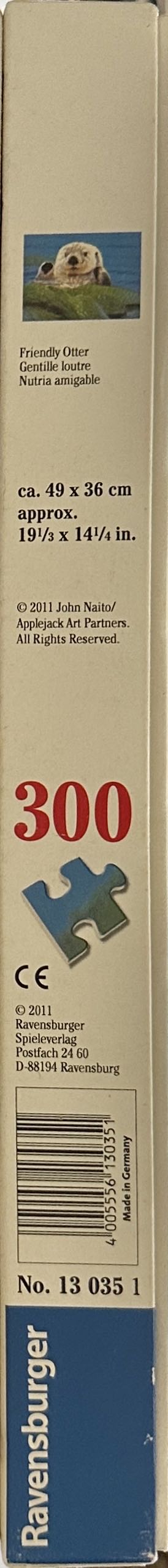 Friendly Otter (SOLD) - Ravensburger puzzle collectible [Barcode 4005556130351] - Main Image 2