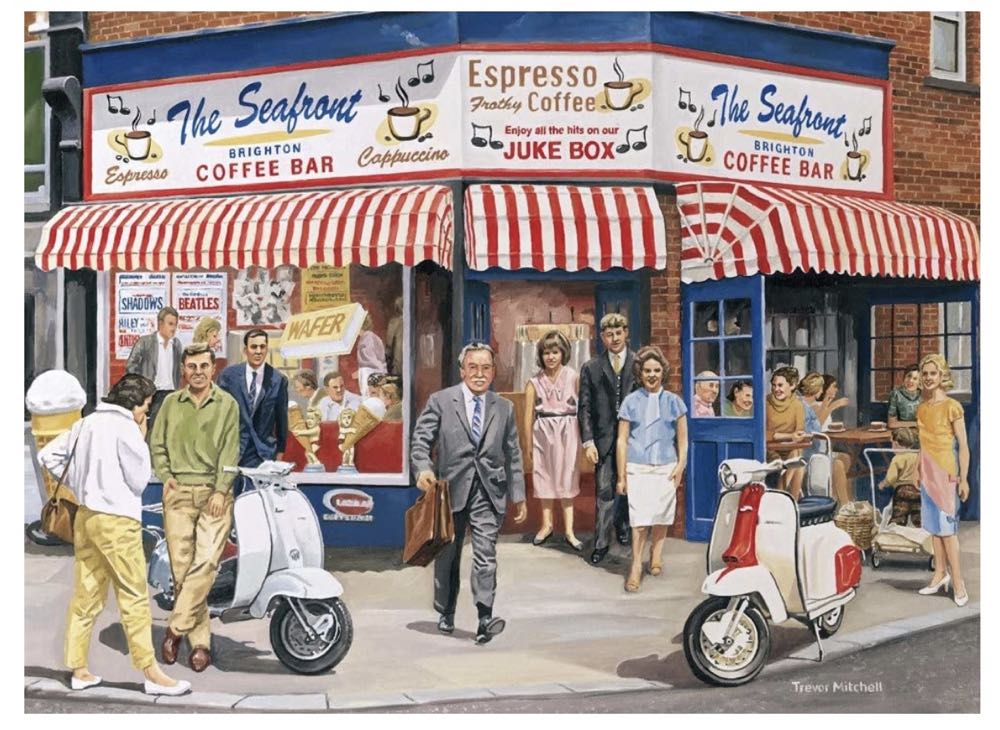 The Coffee Bar Brighton - Ravensburger puzzle collectible [Barcode 4005556140565] - Main Image 2