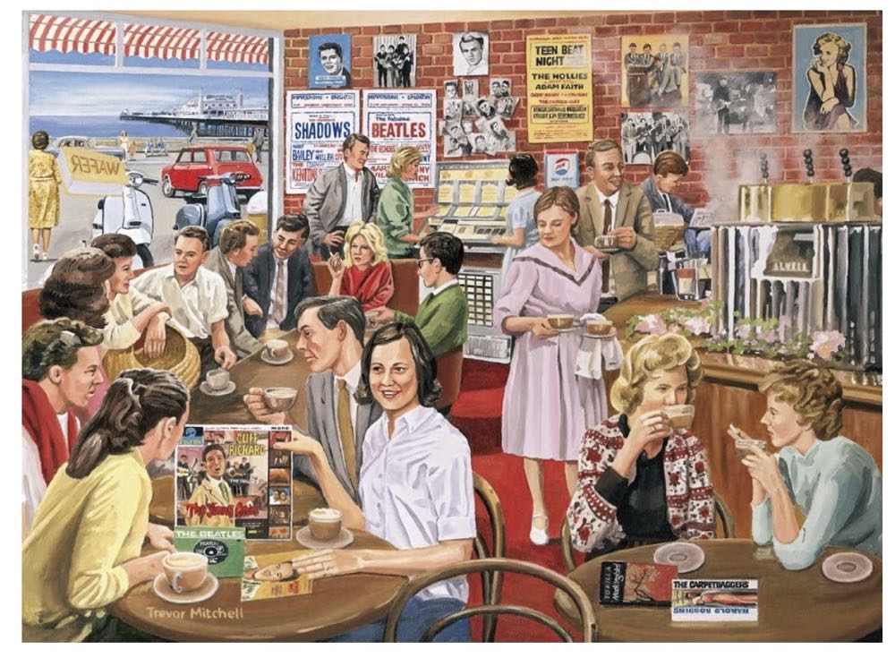 The Coffee Bar Brighton - Ravensburger puzzle collectible [Barcode 4005556140565] - Main Image 3
