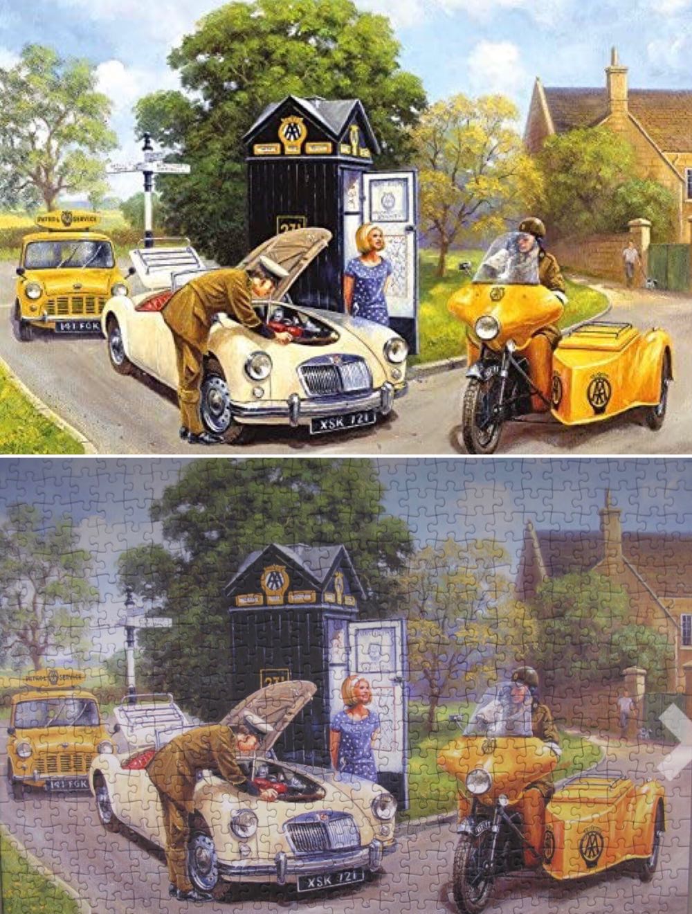 Knights Of The Road NNK Scannen - Gibsons puzzle collectible - Main Image 2