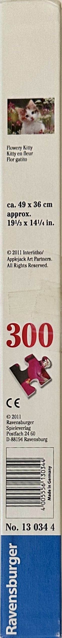 Flowery Kitty-NEW - Ravensburger puzzle collectible [Barcode 4005556130344] - Main Image 2