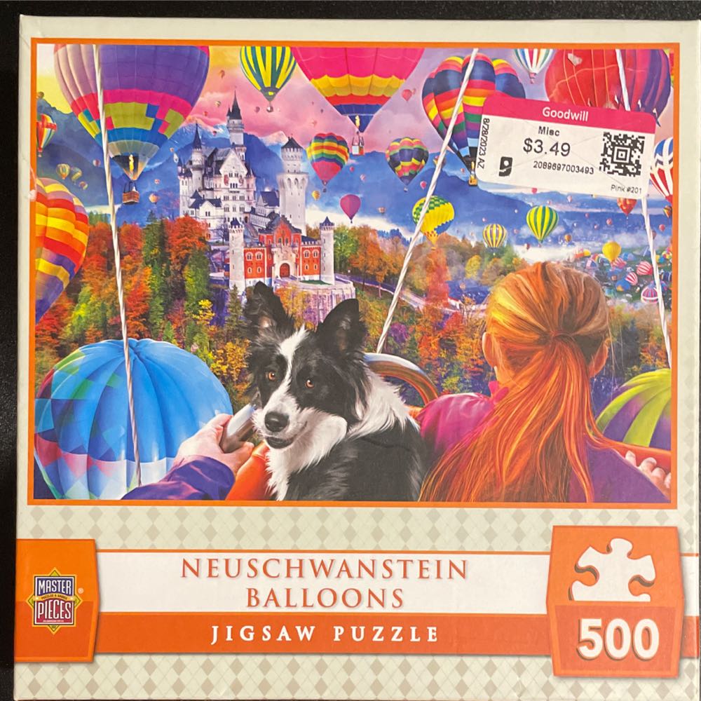 Neuschwanstein Balloons - From Cheryl - Master Pieces puzzle collectible [Barcode 705988610721] - Main Image 2
