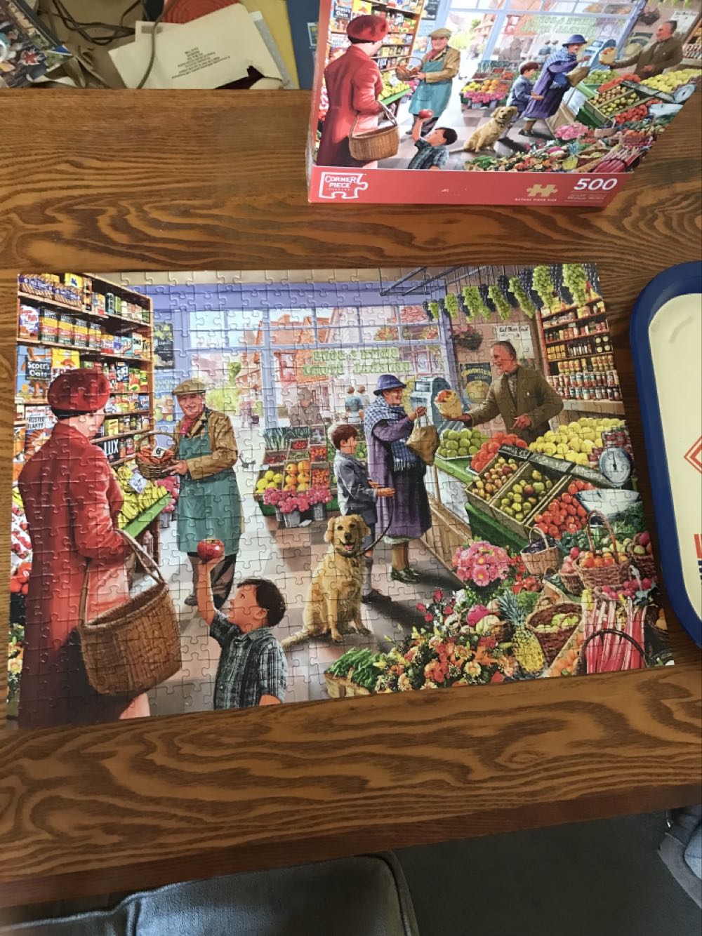 Greengrocers - Corner Piece puzzle collectible [Barcode 5052089296596] - Main Image 2