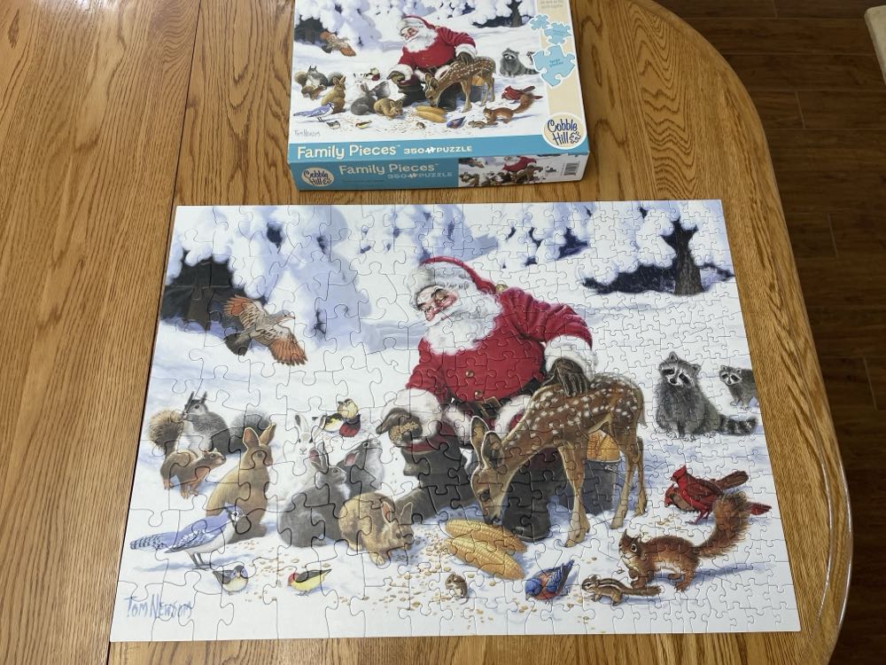 Santa Claus And Friends - Cobble Hill puzzle collectible [Barcode 625012546058] - Main Image 2
