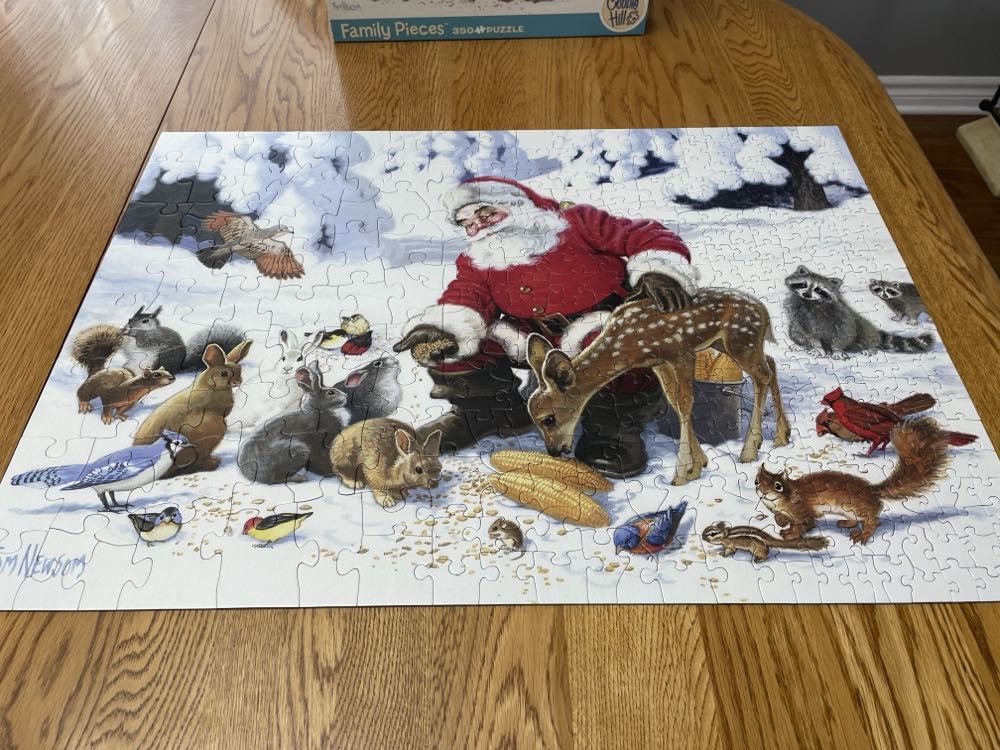 Santa Claus And Friends - Cobble Hill puzzle collectible [Barcode 625012546058] - Main Image 3