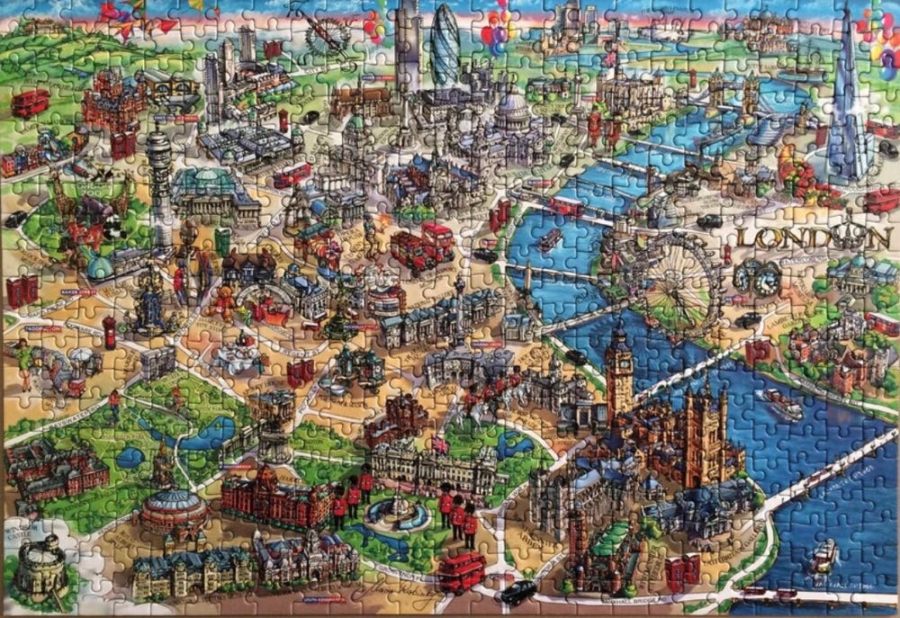 London Landmarks - Gibsons puzzle collectible [Barcode 5012269034028] - Main Image 3