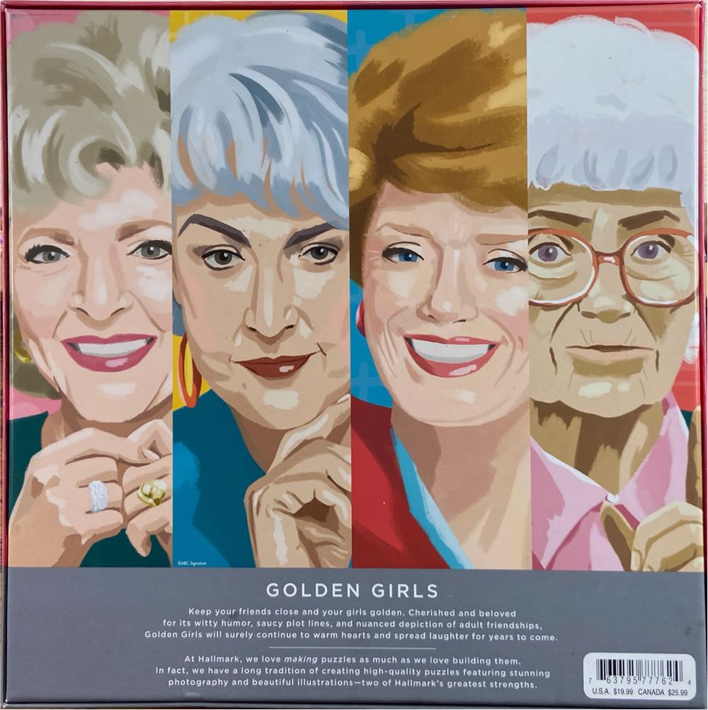 The, Golden Girls - Hallmark puzzle collectible [Barcode 763795777624] - Main Image 2