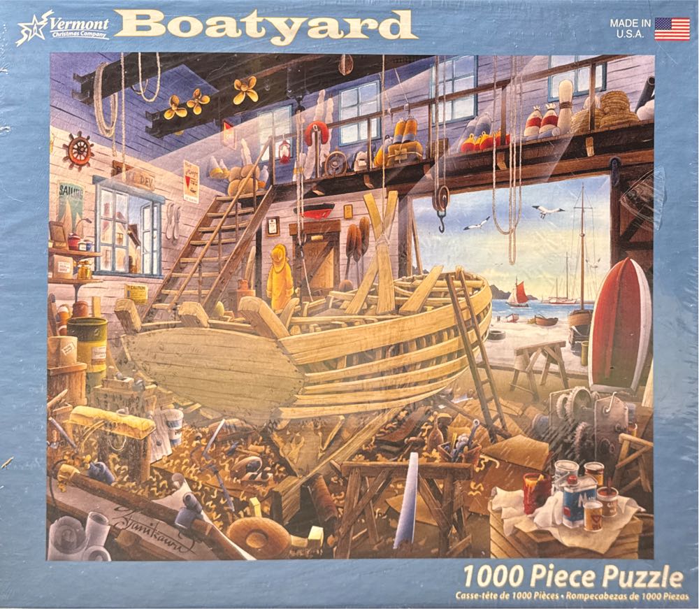Boatyard  - Vermont puzzle collectible [Barcode 871241003996] - Main Image 2