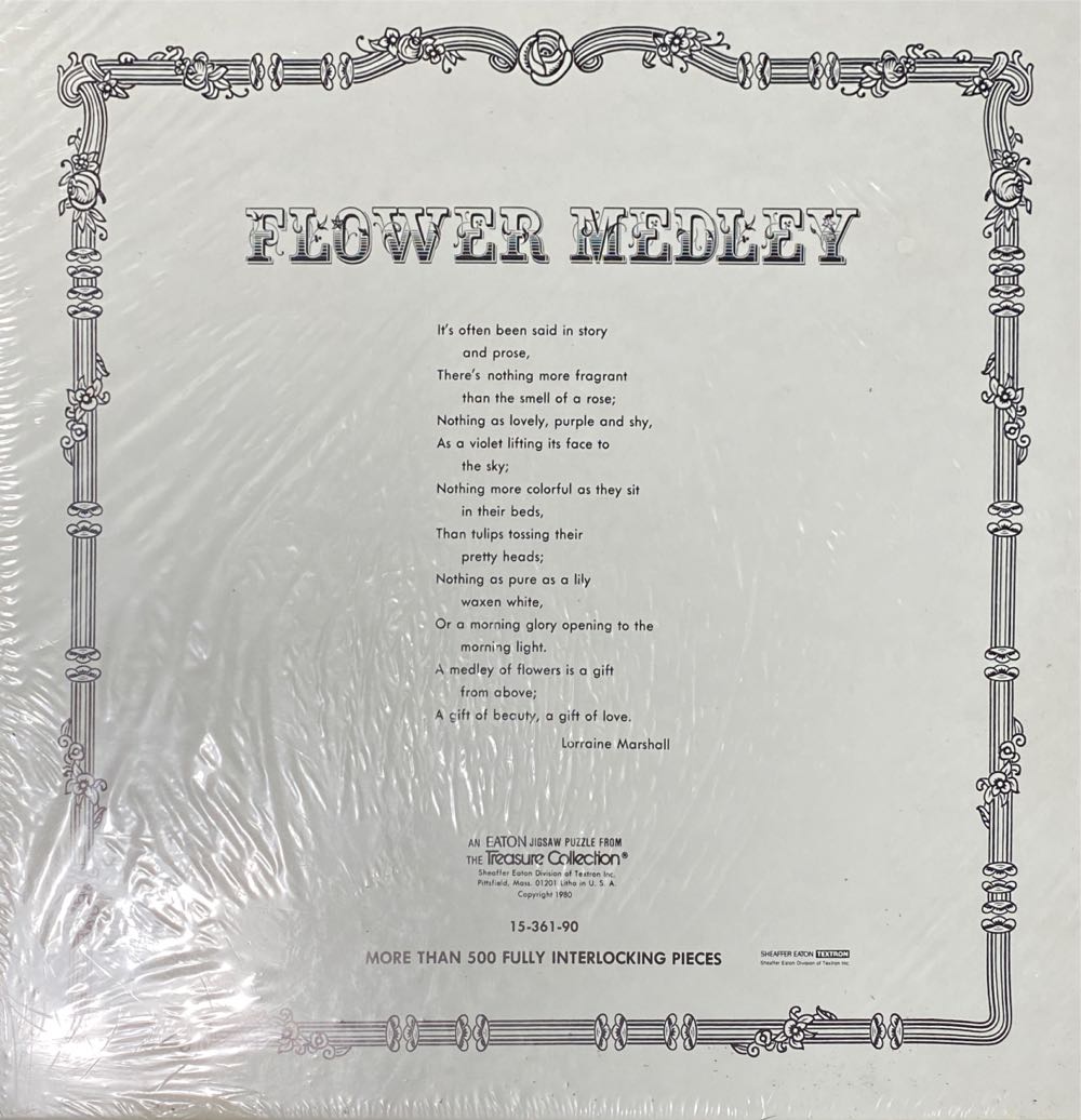 Flower Medley - Eaton puzzle collectible - Main Image 2