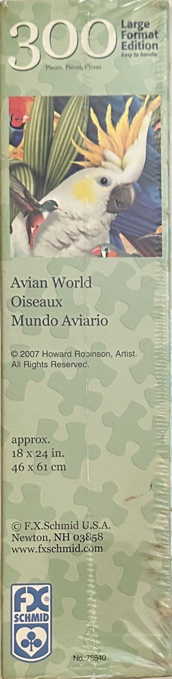 Avian World  - F.X. Schmid puzzle collectible [Barcode 099252788408] - Main Image 2