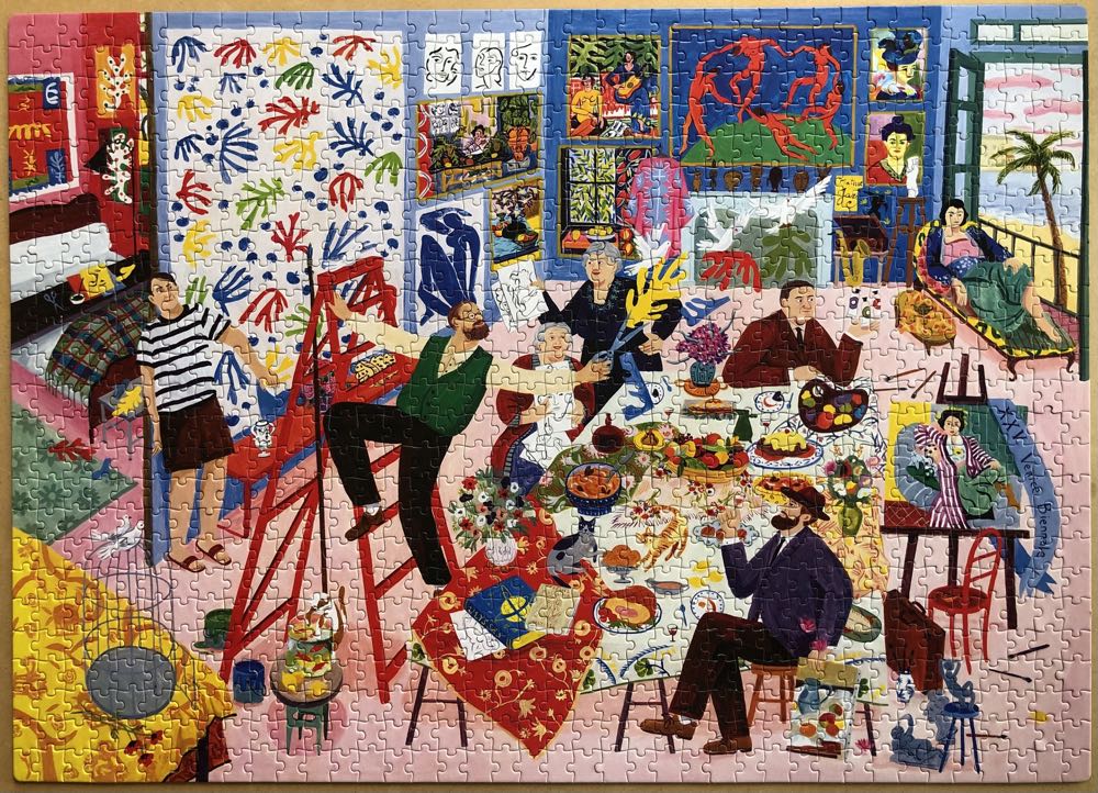 Dinner With Matisse - Thames And Hudson puzzle collectible [Barcode 9781760762728] - Main Image 2