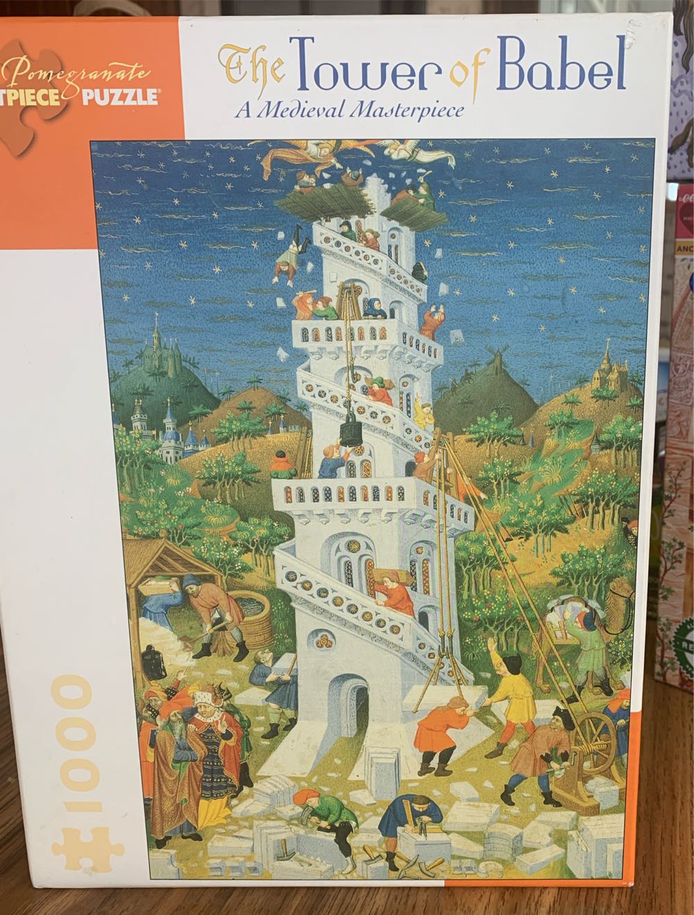 The Tower Of Babel - Pomegranate puzzle collectible [Barcode 9780764946769] - Main Image 2