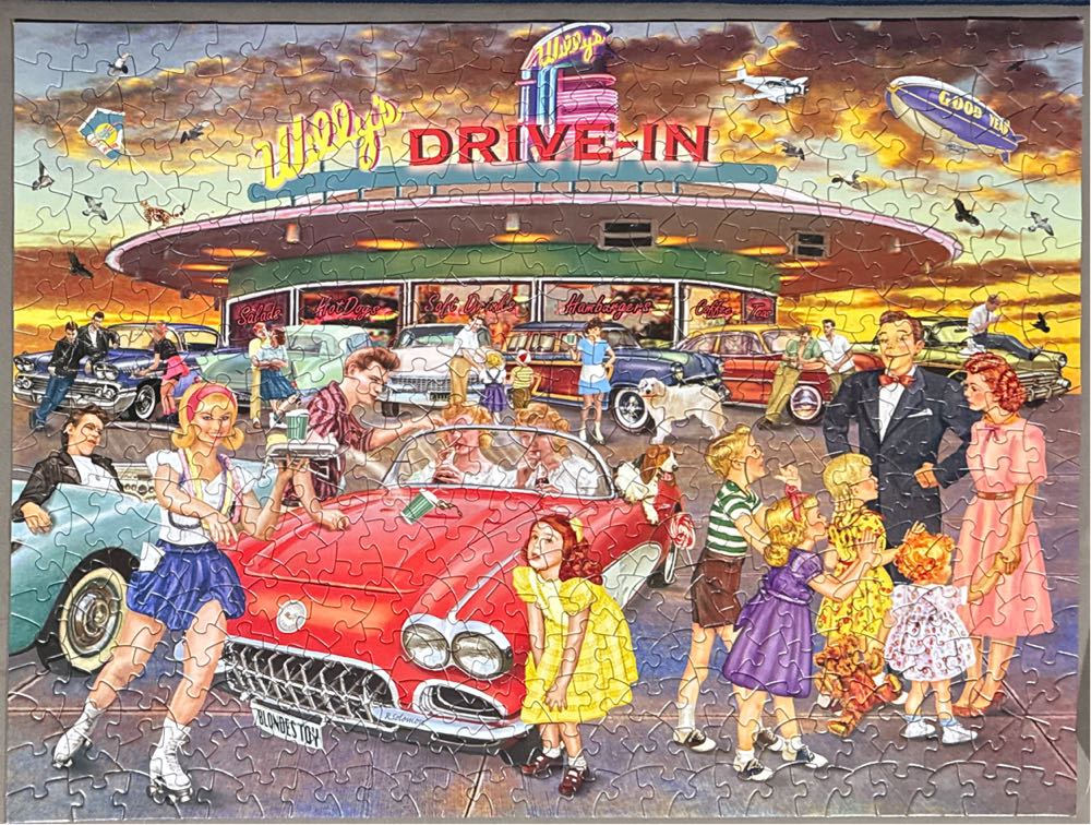 Willy’s Drive-In ✅ 💲 - Bits & Pieces puzzle collectible [Barcode 704812108366] - Main Image 2