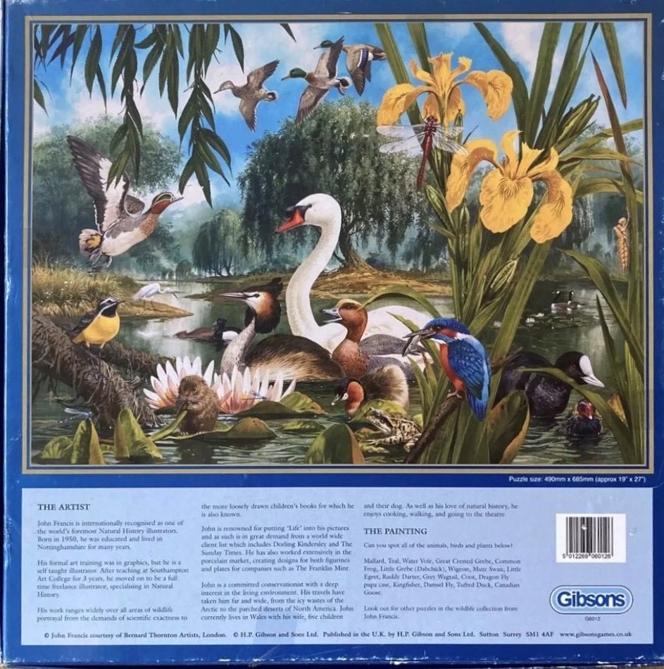 Swan Lake🐦 - Gibsons puzzle collectible [Barcode 5012269060126] - Main Image 3