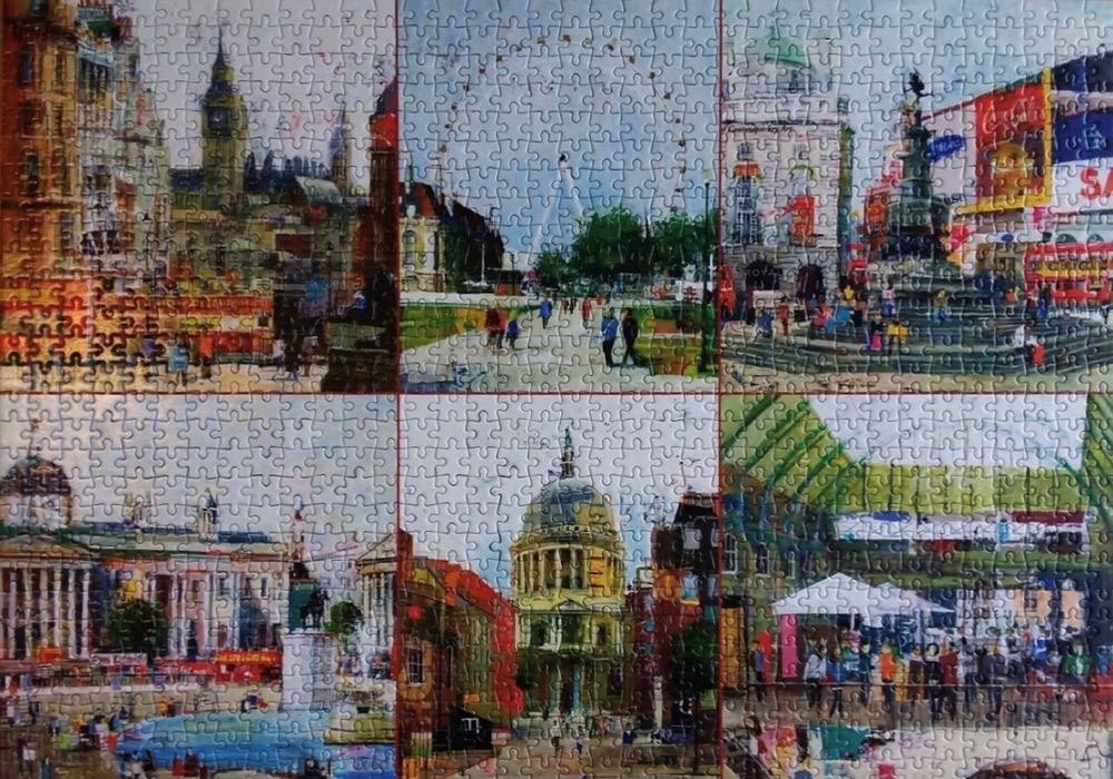 Sunday In The City - Gibsons puzzle collectible [Barcode 5012269070293] - Main Image 3