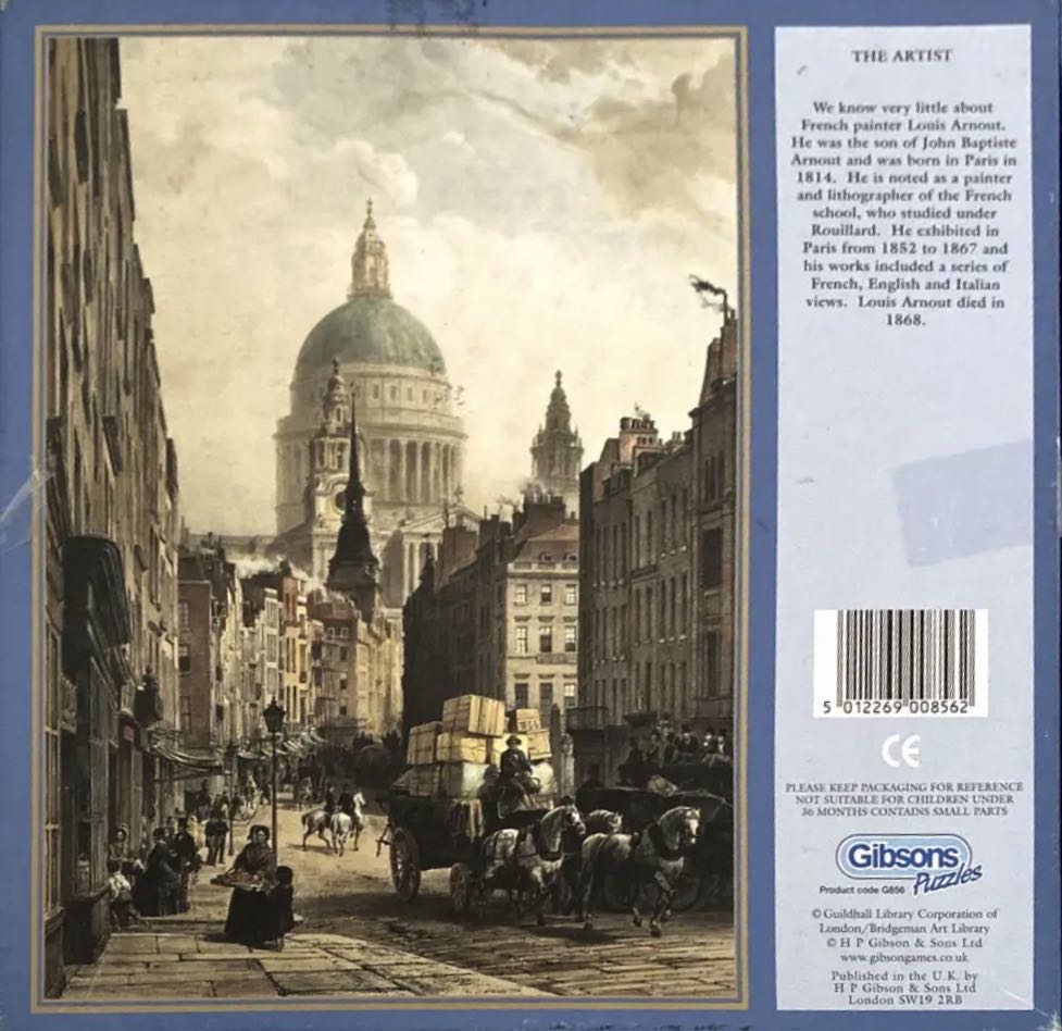 St Pauls - Gibsons puzzle collectible [Barcode 5012269008562] - Main Image 4